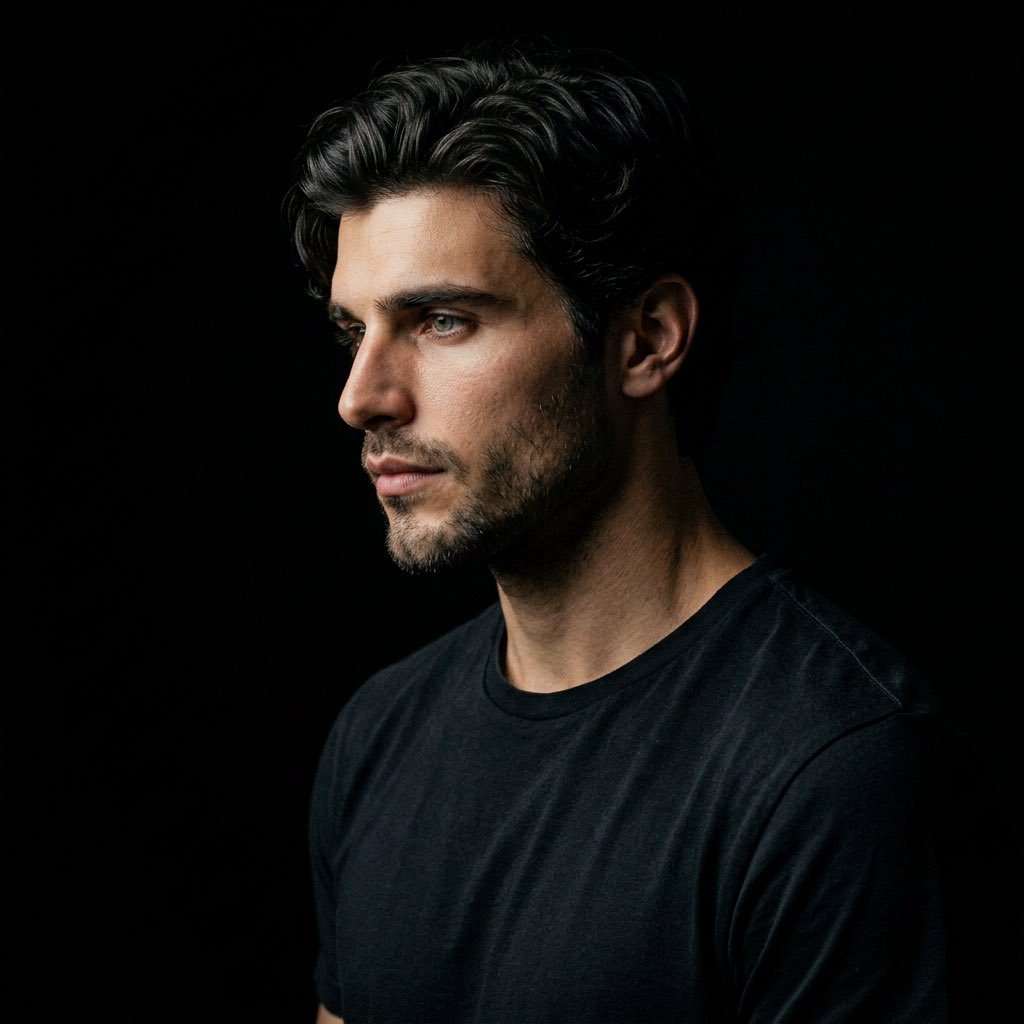 Nano Banana — editorial portrait with soft studio lighting