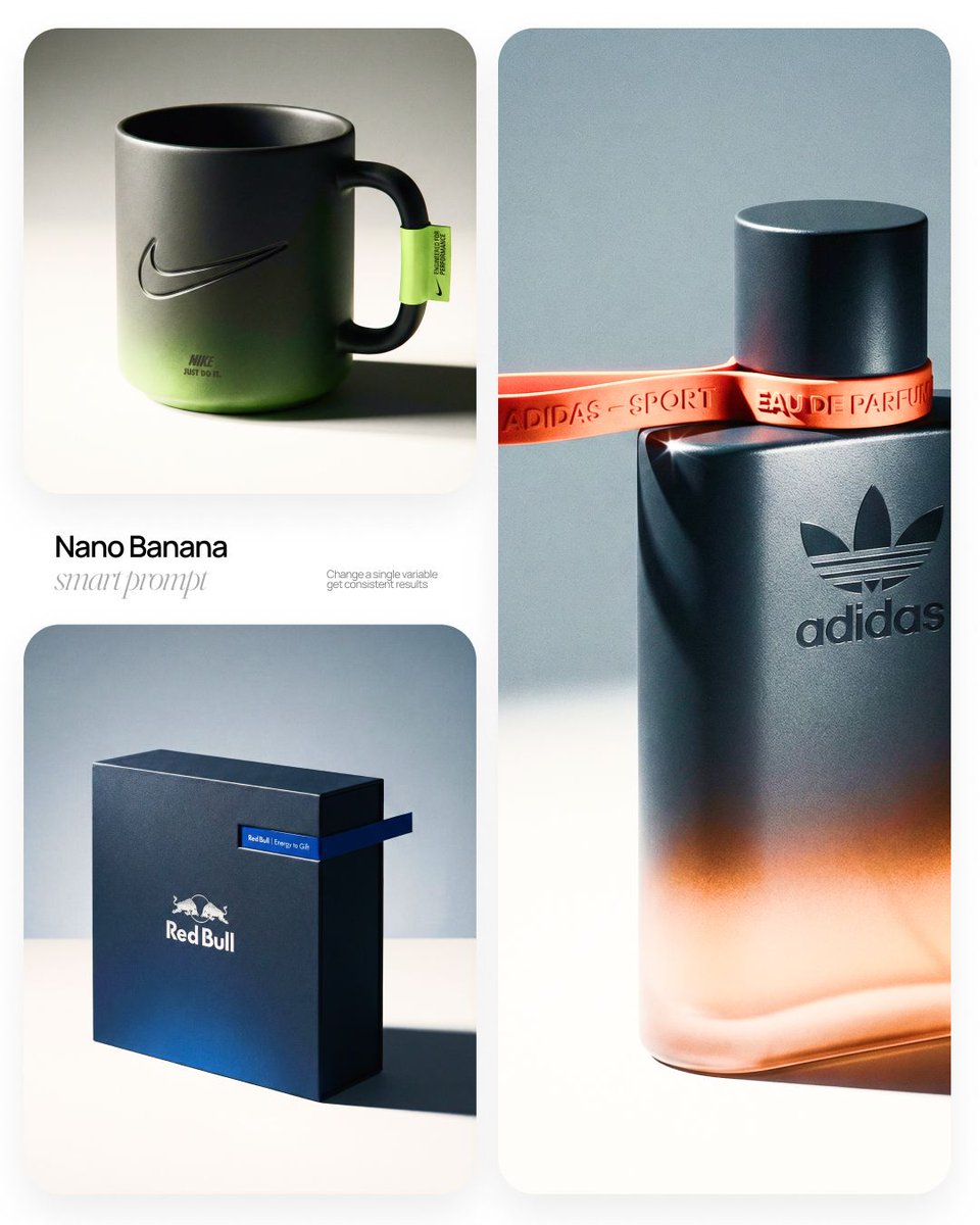 Nano Banana — product still life on minimal background